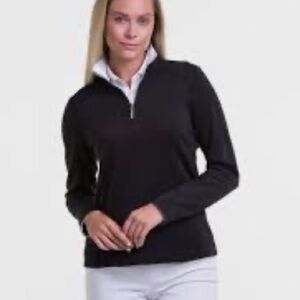 Fairway & Greene | Black Quarterzip XL